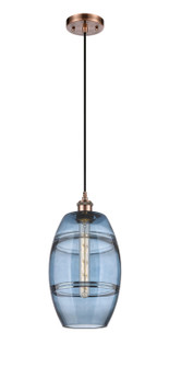 Ballston One Light Mini Pendant in Antique Copper (405|516-1P-AC-G557-8BL)