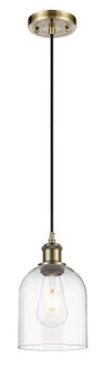 Ballston One Light Mini Pendant in Antique Brass (405|516-1P-AB-G558-6CL)