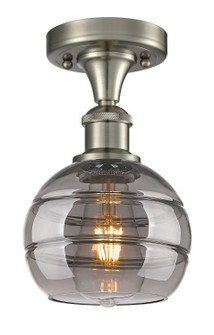 Ballston One Light Semi-Flush Mount in Brushed Satin Nickel (405|516-1C-SN-G556-6SM)