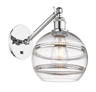Ballston One Light Wall Sconce in Polished Chrome (405|317-1W-PC-G556-8CL)