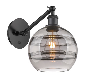 Ballston One Light Wall Sconce in Matte Black (405|317-1W-BK-G556-8SM)