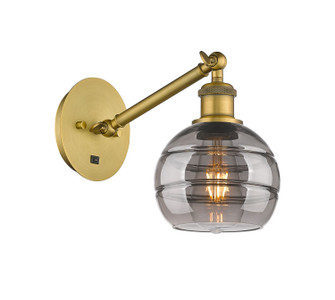 Ballston One Light Wall Sconce in Brushed Brass (405|317-1W-BB-G556-6SM)