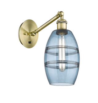 Ballston One Light Wall Sconce in Antique Brass (405|317-1W-AB-G557-6BL)