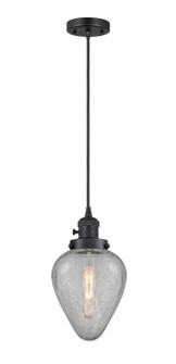 Franklin Restoration LED Mini Pendant in Matte Black (405|201CSW-BK-G165-LED)