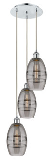 Ballston Three Light Pendant in Polished Chrome (405|113B-3P-PC-G557-6SM)