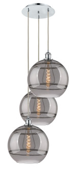 Ballston Three Light Pendant in Polished Chrome (405|113B-3P-PC-G556-12SM)