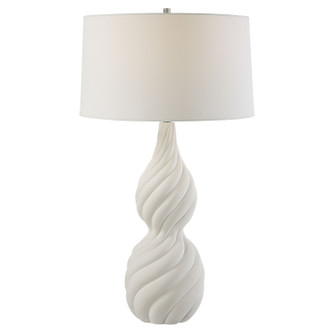 Twisted Swirl One Light Table Lamp in Polished Nickel (52|30240)