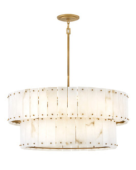 Simone LED Chandelier in Burnished Gold (138|FR47754BNG)