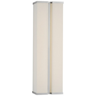 Vernet LED Wall Sconce in Polished Nickel and Linen (268|PCD 2250PN/L)