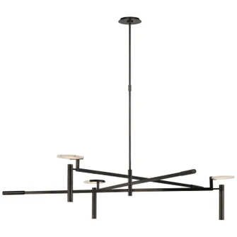 Melange LED Chandelier in Bronze (268|KW 5603BZ-ALB)