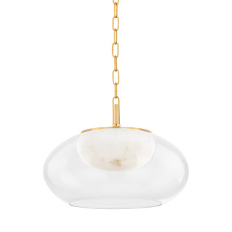 Moore LED Pendant in Aged Brass (70|9017-AGB)