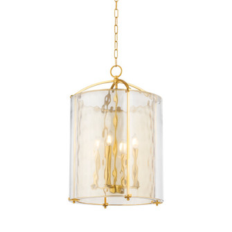 Ramsey Four Light Lantern in Aged Brass (70|6004-AGB)