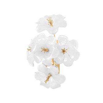 Hygea One Light Wall Sconce in Gold Leaf (68|367-01-GL)