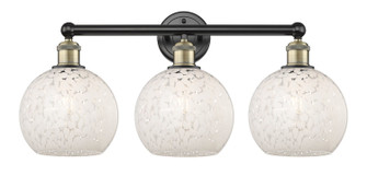 Edison Three Light Bath Vanity in Black Antique Brass (405|616-3W-BAB-G1216-8WM)