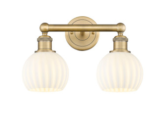 Edison LED Bath Vanity in Brushed Brass (405|616-2W-BB-G1217-6WV)
