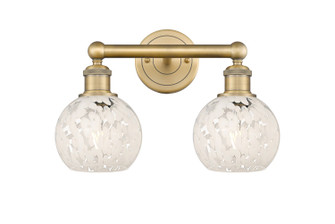 Edison LED Bath Vanity in Brushed Brass (405|616-2W-BB-G1216-6WM)