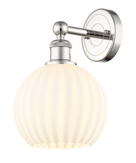 Edison One Light Wall Sconce in Polished Nickel (405|616-1W-PN-G1217-8WV)