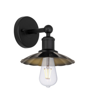 Edison One Light Wall Sconce in Matte Black (405|616-1W-BK-M17-BK)