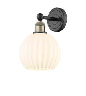Downtown Urban LED Wall Sconce in Black Antique Brass (405|616-1W-BAB-G1217-8WV)