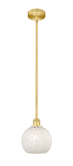 Edison One Light Mini Pendant in Satin Gold (405|616-1S-SG-G1216-8WM)