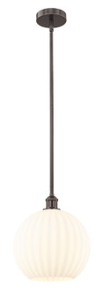 Edison One Light Mini Pendant in Oil Rubbed Bronze (405|616-1S-OB-G1217-12WV)