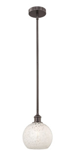 Edison One Light Mini Pendant in Oil Rubbed Bronze (405|616-1S-OB-G1216-8WM)