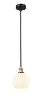 Edison LED Mini Pendant in Black Antique Brass (405|616-1S-BAB-G1217-8WV)