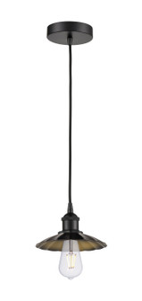 Edison One Light Mini Pendant in Matte Black (405|616-1P-BK-M17-BK)