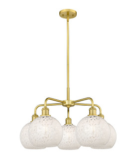 Downtown Urban LED Chandelier in Satin Gold (405|516-5CR-SG-G1216-8WM)