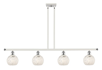 Ballston LED Island Pendant in White Polished Chrome (405|516-4I-WPC-G1216-6WM)