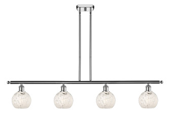 Ballston Four Light Island Pendant in Polished Chrome (405|516-4I-PC-G1216-6WM)