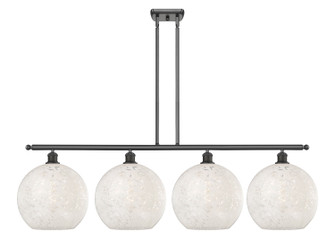 Ballston Four Light Island Pendant in Oil Rubbed Bronze (405|516-4I-OB-G1216-12WM)