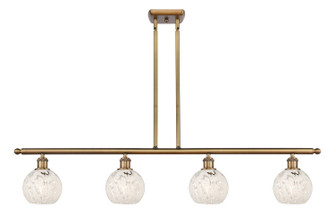 Ballston LED Island Pendant in Brushed Brass (405|516-4I-BB-G1216-6WM)