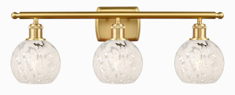 Ballston LED Bath Vanity in Satin Gold (405|516-3W-SG-G1216-6WM)