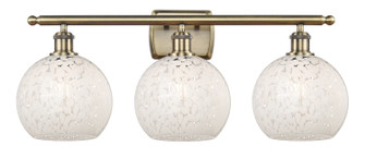 Ballston LED Bath Vanity in Antique Brass (405|516-3W-AB-G1216-8WM)