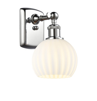 Ballston One Light Wall Sconce in Polished Chrome (405|516-1W-PC-G1217-6WV)
