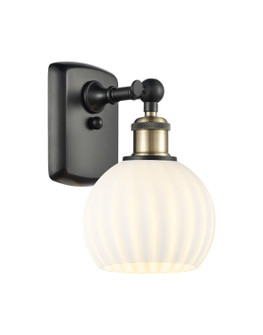 Ballston LED Wall Sconce in Black Antique Brass (405|516-1W-BAB-G1217-6WV)