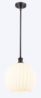 Ballston One Light Mini Pendant in Oil Rubbed Bronze (405|516-1S-OB-G1217-12WV)