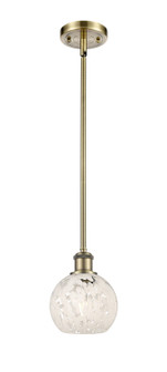 Ballston One Light Mini Pendant in Antique Brass (405|516-1S-AB-G1216-6WM)
