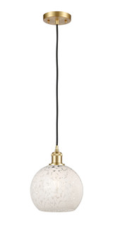 Ballston One Light Mini Pendant in Satin Gold (405|516-1P-SG-G1216-8WM)