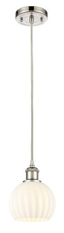 Ballston LED Mini Pendant in Polished Nickel (405|516-1P-PN-G1217-6WV)