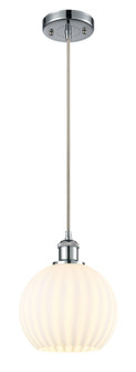 Ballston One Light Mini Pendant in Polished Chrome (405|516-1P-PC-G1217-8WV)