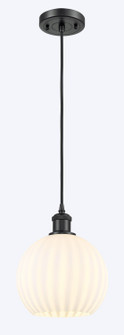 Ballston LED Mini Pendant in Matte Black (405|516-1P-BK-G1217-8WV)