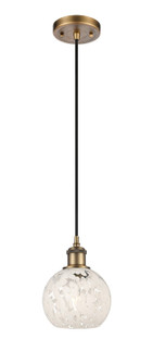 Ballston LED Mini Pendant in Brushed Brass (405|516-1P-BB-G1216-6WM)