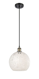Ballston One Light Mini Pendant in Black Antique Brass (405|516-1P-BAB-G1216-10WM)