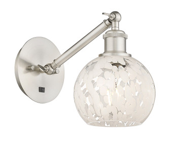 Ballston One Light Wall Sconce in Brushed Satin Nickel (405|317-1W-SN-G1216-6WM)