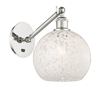 Ballston One Light Wall Sconce in Polished Nickel (405|317-1W-PN-G1216-8WM)
