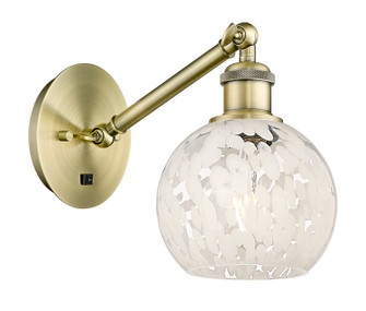 Ballston One Light Wall Sconce in Antique Brass (405|317-1W-AB-G1216-6WM)