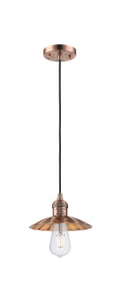 Franklin Restoration LED Mini Pendant in Antique Copper (405|201C-AC-M17-AC)