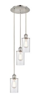 Ballston Three Light Pendant in Polished Nickel (405|113B-3P-PN-G802)
